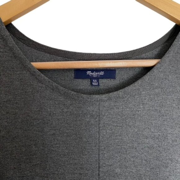 Madewell Grey Ponte Screenplay Dress XSmall - Picture 3 of 6